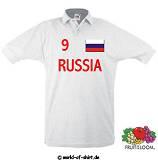 RUSSLAND / RUSSIA POLO SHIRT IN 3XL ÜBERGRÖSSE XXXL