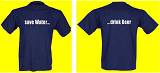 SAVE WATER...DRINK BEER SHIRT BIERTRINKER FUNSHIRT -XXL,(XXL)