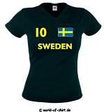 SCHWEDEN / SWEDEN SEXY GIRLIE SHIRT VON XS-XXL