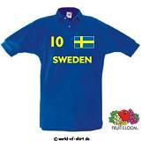 SCHWEDEN / SWEDEN POLO SHIRT von S-XXL(XL:M gelb)
