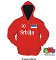 SERBIEN / SRBIJA KAPUZEN JACKE TOP QUALITÄT