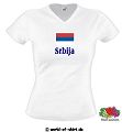 SERBIEN / SRBIJA SEXY GIRLIE SHIRT VON XS-XXL