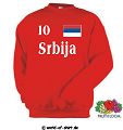 SERBIEN / SRBIJA SWEATSHIRT TOP QUALITÄT S-XXL