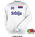 SERBIEN / SRBIJA SWEATSHIRT IN DER ÜBERGRÖSSE XXXL /3XL