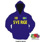 SCHWEDEN / SVERIGE KAPUZEN JACKE TOP QUALITÄT