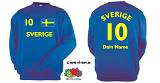 SCHWEDEN / SVERIGE KINDER SWEATSHIRT INKL.WUNSCHDRUCK