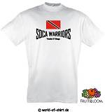 TRINIDAD SOCA WARRIORS / T-SHIRT WEISS COOLER STYLE! 1