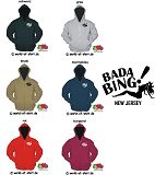 SOPRANOS MAFIA GANGSTER KULT BADA BING KAPUZENJACKE NEU /blauM