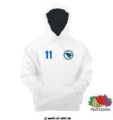 BOSNIEN BOSNA TRIKOT KAPUZENSWEATSHIRT von S-XXL