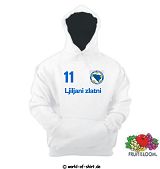 BOSNIEN BOSNA TRIKOT Ljiljani zlatni KAPUZENSWEATSHIRT
