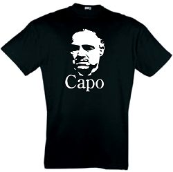 DON CORLEONE MAFIA T-SHIRT GODFATHER PATE S-XXL CAPO