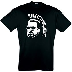 THE BIG LEBOWSKI WALTER T-SHIRT THE DUDE KULTSHIRT(3XLsch;S,M,XLweis;XL,XXLbraun