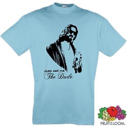 THE BIG LEBOWSKI T-SHIRT THE DUDE KULT WHITE RUSSIAN