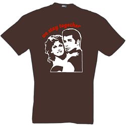 GREASE T-SHIRT RETRO PINK LADIES JOHN TRAVOLTA S-XXL