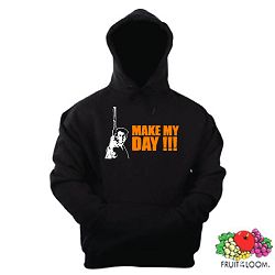 DIRTY HARRY KAPUZENSWEAT MAKE MY DAY EASTWOOD S-XXL