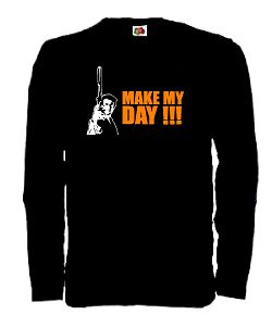 DIRTY HARRY LONGSLEEVE SHIRT MAKE MY DAY EASTWOOD S-XXL