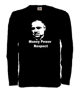 DON CORLEONE LONGSLEEVE SHIRT GODFATHER PATE MONEY NEU