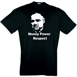 DON CORLEONE MAFIA T-SHIRT GODFATHER PATE S-XXL MONEY