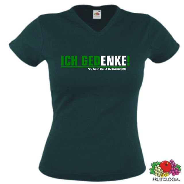 ROBERT ENKE GIRLIE SHIRT TOP HANNOVER 96 IN GEDENKEN s (M)