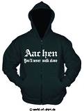 AACHEN ULTRAS/FANS KAPUZEN JACKE VORNE BEDRUCKT