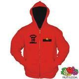 ANGOLA / PALANCAS KAPUZENJACKE ROT NEU TOP QUALITÄT