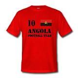 ANGOLA/FOOTBALL TEAM T-SHIRT IM TRIKOT LOOK NEU NR.10