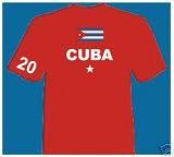 KUBA / CUBA T-SHIRT ROT TRIKOT LOOK VON S-XXL