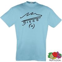 DIEGO MARADONA UNTERSCHRIFTEN T-SHIRT S-XXL TRIKOT