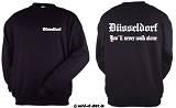 DÜSSELDORF ULTRAS/FANS SWEATSHIRT IN ÜBERGRÖSSE 3XL NEU