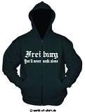 FREIBURG ULTRAS/FANS KAPUZEN JACKE VORNE BEDRUCKT