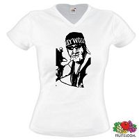 HULK HOGAN NONSTOP ACTION WRESTLER GIRLIE T-SHIRT AB XS