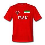 IRAN STARS OF PERSIA T-SHIRT IM TRIKOT LOOK VON S-XXL