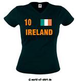 IRLAND / IRELAND SEXY GIRLIE SHIRT VON XS-XXL