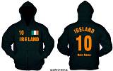 IRLAND / IRELAND KAPUZEN JACKE INKL.WUNSCHNAMEN& NUMMER