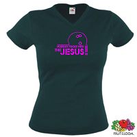 THE BIG LEBOWSKI JESUS GIRLIE T-SHIRT THE DUDE