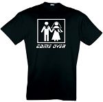 JUNGGESELLENABSCHIED JGA T-SHIRT GAME OVER von S-XXL