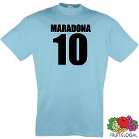 DIEGO MARADONA 10 WELTMEISTER T-SHIRT S-XXL TRIKOT