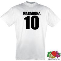 DIEGO MARADONA 10 WELTMEISTER ÜBERGRÖSSE T-SHIRT 3XL
