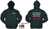 STUTTGART MEINE HEIMAT MEIN VEREIN KAPUZENJACKE (L)