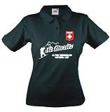 ST. MORITZ ALPINE SNOWBOARD SEXY GIRLIE POLO SHIRT