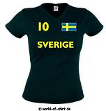 SCHWEDEN / SVERIGE SEXY GIRLIE SHIRT VON XS-XXL