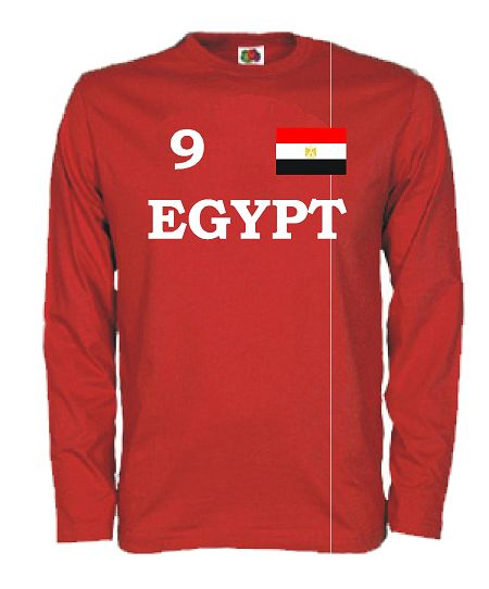 ÄGYPTEN EGYPT LONGSLEEVE T-SHIRT TRIKOT LOOK S-XXL 21(XXL)