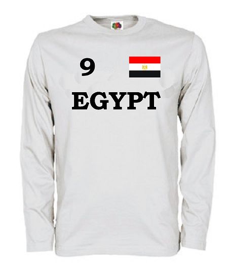 ÄGYPTEN EGYPT LONGSLEEVE T-SHIRT TRIKOT LOOK S-XXL 24 (XXL)