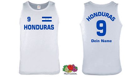 HONDURAS ÄRMELLOS SHIRT IM TRIKOT LOOK BEID 41