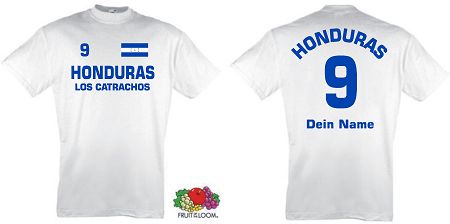 HONDURAS BEIDS LOS CATRACHOS TRIKOT LOOK WUNSCHNAME..11
