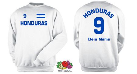 HONDURAS BEIDS SWEATSHIRT TRIKOT S-XXL 48