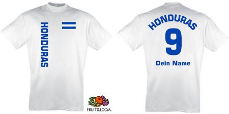 HONDURAS BEIDS TRIKOT LOOK INK. WUNSCHNAME&NUMMER NEU 8