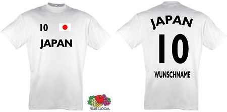 JAPAN NIPPON T-SHIRT TRIKOT inkl.NAMEN&NUMMER S-XXL 11