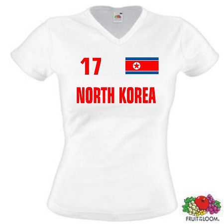 NORDKOREA NORTHKOREA DAMEN GIRLIE SHIRT TRIKOT XS-XXL38