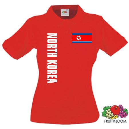 NORDKOREA NORTHKOREA DAMEN POLO SHIRT TRIKOT XS-XL 31
